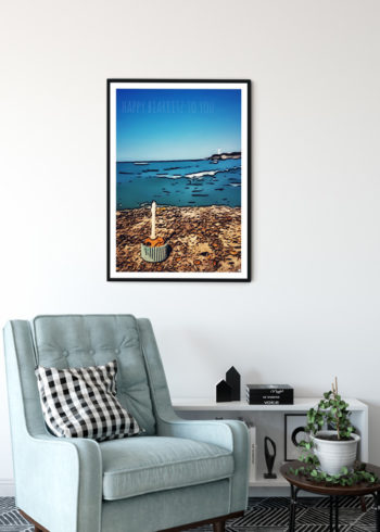 affiche biarritz cote basque guy