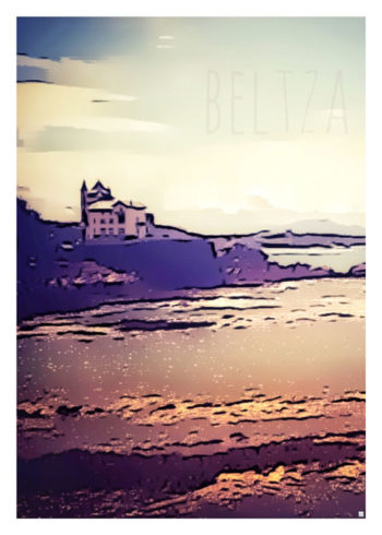 affiche biarritz cote basque guy