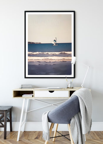 poster planche à voile guy