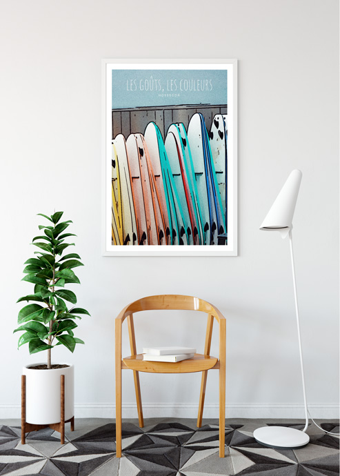 gift board surfboard poster
